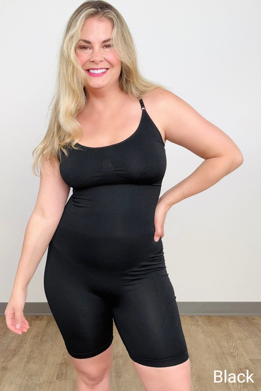 2 Colors - Solid Butt Lift Tummy Control Shaping Bodysuit