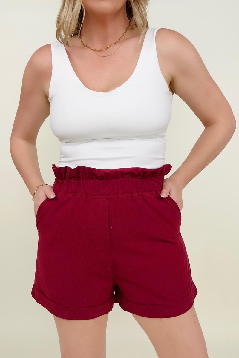 Knot Front Cropped Top and Shorts Set - 3 Colors
